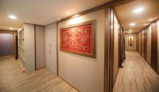 구미 진평동 핑크테라피 복도 실제 샵사3