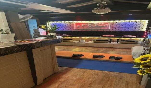 일산 장항동 수힐링 마사지샵 족욕공간이 보이는 카운터 실제 샵사진