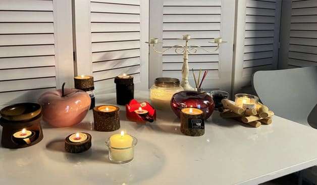 대전 애플스웨디시 마사지샵 양초 실제 샵사진