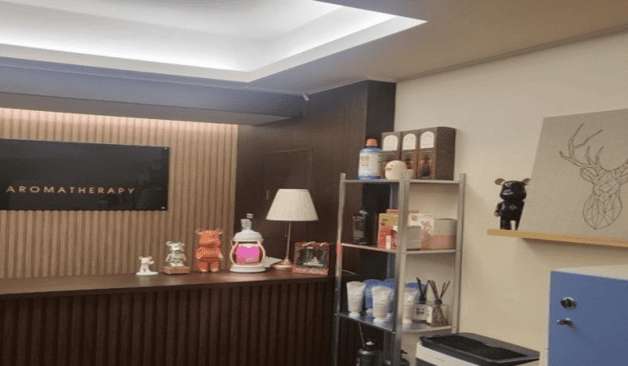부산 해운대 더봄테라피 카운터 실제 샵사진
