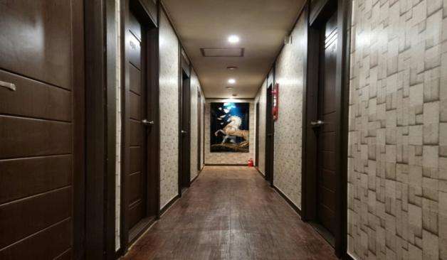 정선 고한읍 레인보우 복도