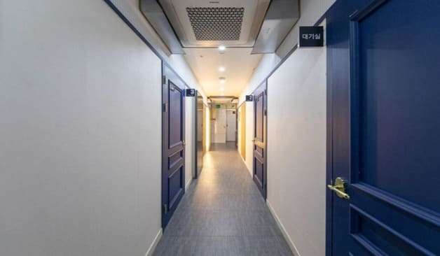 분당 야탑 라운지스웨디시 복도 실제 샵사진