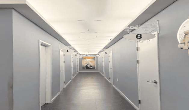 수원 호매실동 달빛테라피 복도