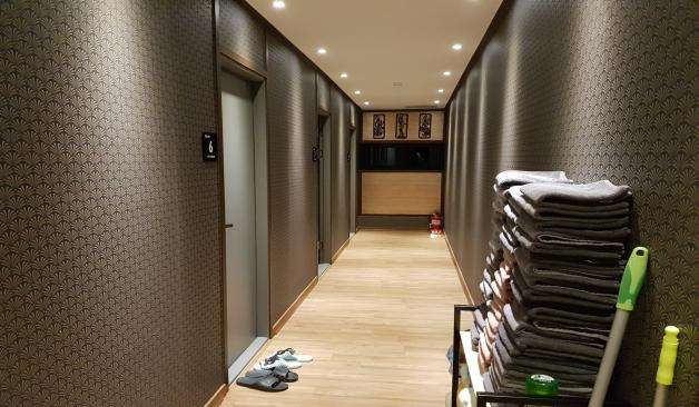 광주 운암동 프린스마사지 복도