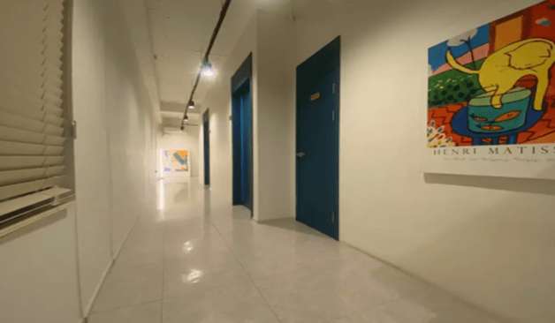 마포 도화동 루멘테라피 모던한 느낌의 관리룸 복도 사진