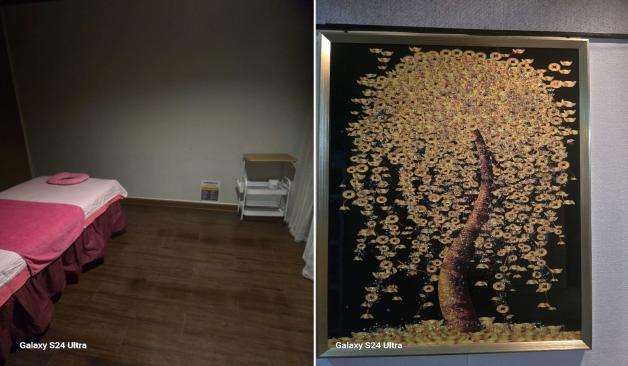 천안 성정동 아로마향 관리룸과 액자