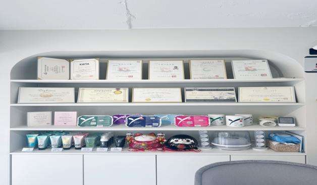 부산 하단 1인샵 맨즈왁싱&테라피  진열장