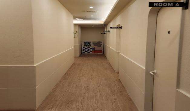 광주 첨단 더휴엠 마사지샵 복도3