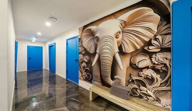 울산 달동 용비타이마사지 복도1