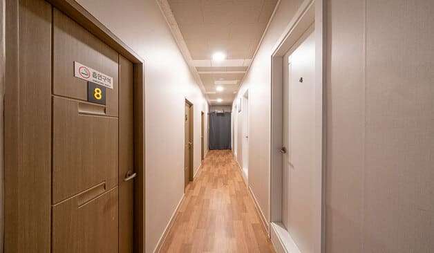 청주 용담동 버블버블아로마 복도