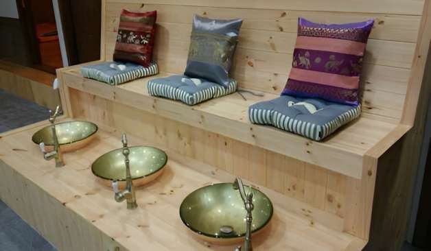 거제 고현 아룬타이 족욕대