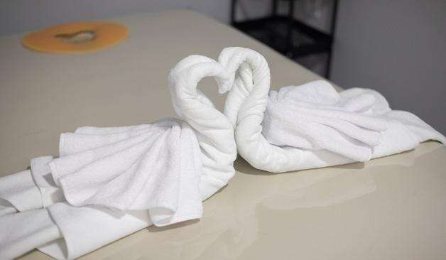 수원 호매실동 달빛테라피 마사지배드 수건