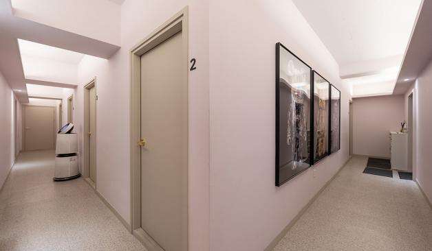 대구 대봉동 위블로에스테틱 복도