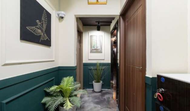 성남 모란 힐링타임 복도