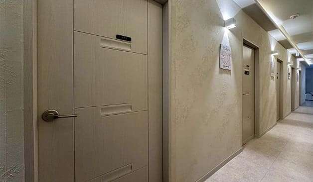 천안 불당동 U테라피 복도 실제 샵사진1