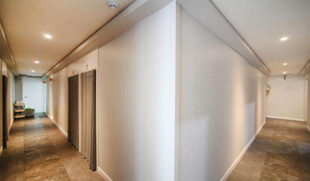 원주 관설동 골드테라피 복도