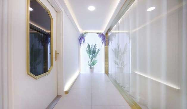 강남 역삼역 스파엔 복도 실제 샵사진