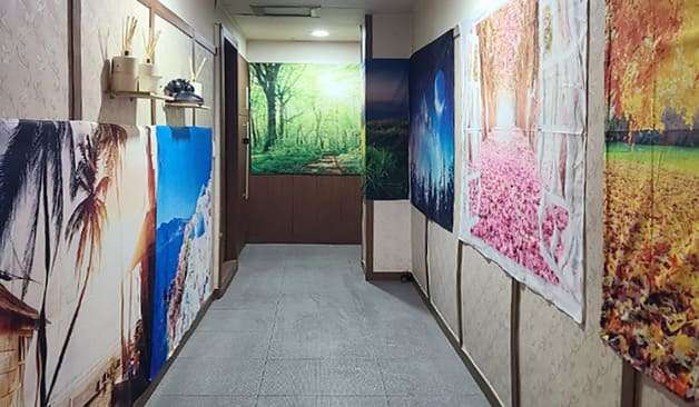 대구 본리동 아이브 테라피 복도